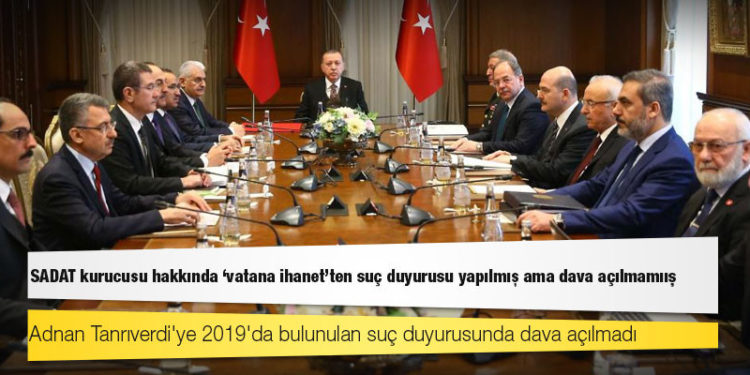 SADAT kurucusu hakkında 'vatana ihanet'ten suç duyurusu yapılmış ama dava açılmamış