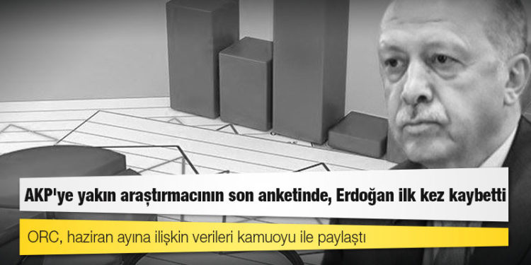 AKP'ye yakın araştırmacının son anketinde, Erdoğan ilk kez kaybetti