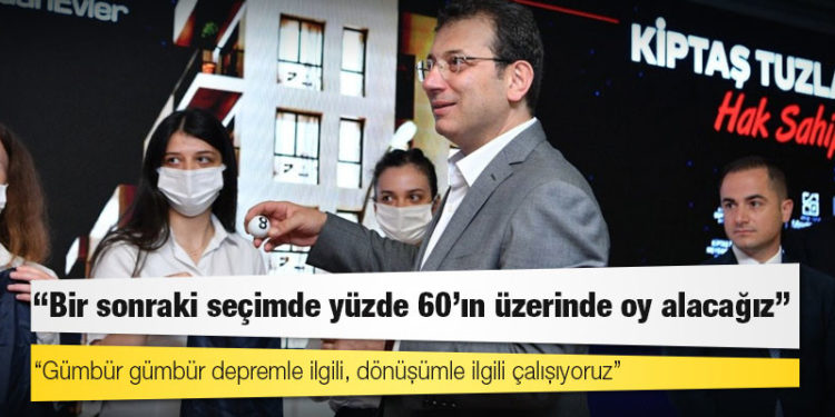 İmamoğlu: 'Bir sonraki seçimde yüzde 60'ın üzerinde oy alacağız'