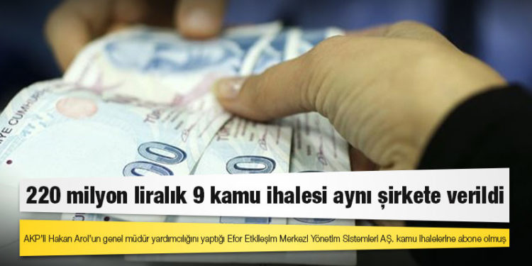 220 milyon liralık 9 kamu ihalesi aynı şirkete verildi