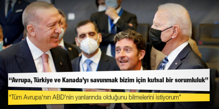 ABD Başkanı Joe Biden: Avrupa, Türkiye ve Kanada'yı savunmak bizim için kutsal bir sorumluluk