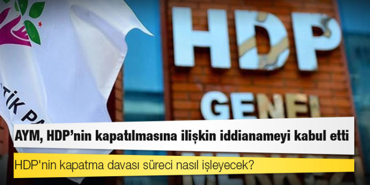 AYM, HDP'nin kapatılması istemiyle hazırlanan iddianameyi kabul etti