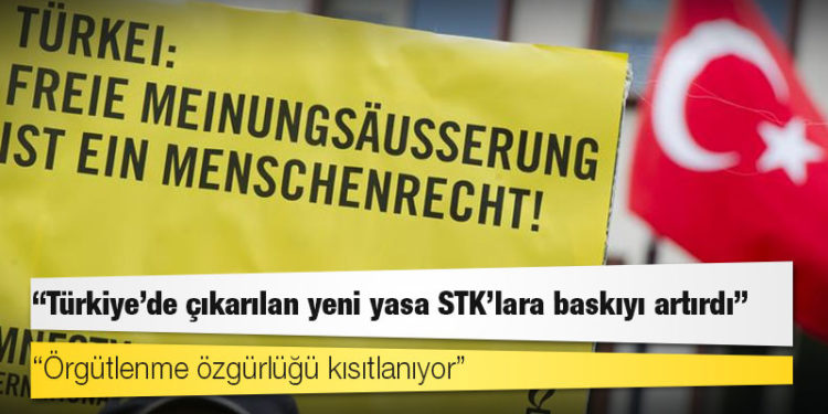 Af Örgütü: Türkiye'de çıkarılan yeni yasa STK'lara baskıyı artırdı