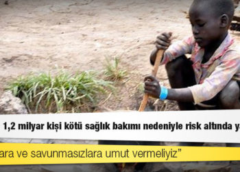 Afrika'da 1,2 milyar kişi kötü sağlık bakımı nedeniyle risk altında yaşıyor