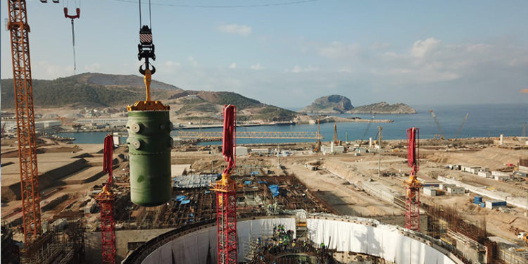 Akkuyu Nükleer Güç Santrali'nde ilk reaktör kabının kurulumu yapıldı