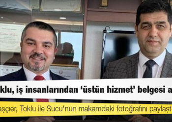 Ankara Bölge İdare Mahkemesi Başkanı Esat Toklu, iş insanlarından ‘üstün hizmet’ belgesi almış