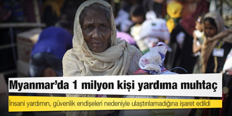 BM: Myanmar'da 1 milyon kişi yardıma muhtaç