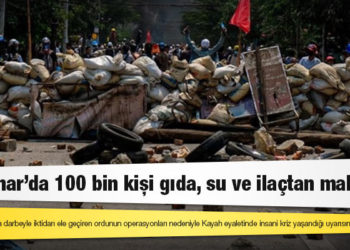 BM: Myanmar'da 100 bin kişi gıda, su ve ilaçtan mahrum