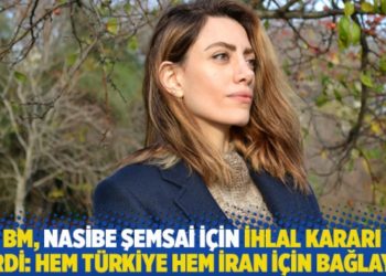 BM, Nasibe Şemsai i&ccedil;in ihlal kararı verdi: Hem T&uuml;rkiye hem İran i&ccedil;in bağlayıcı