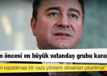 Babacan: Partilerin kapatılması bir ceza yöntemi olmaktan çıkarılmalı