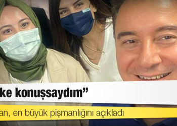 Babacan, en büyük pişmanlığını açıkladı: 'Keşke konuşsaydım'