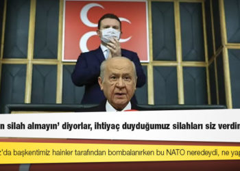 Bahçeli, ABD'yi eleştirdi: 'Rusya'dan silah almayın' diyorlar, ihtiyaç duyduğumuz silahları siz verdiniz mi?