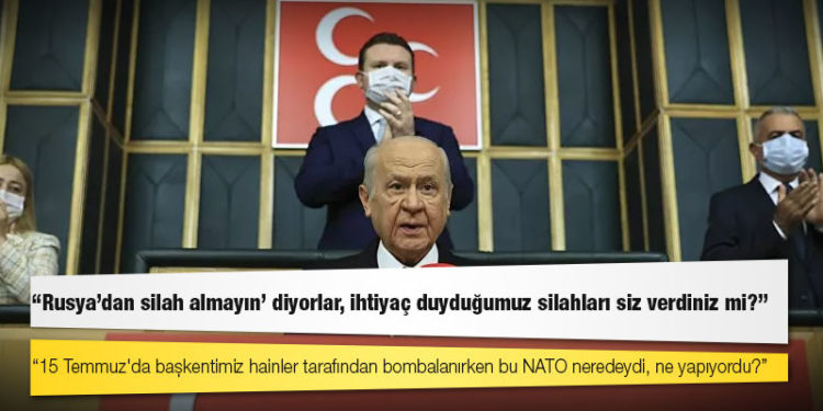Bahçeli, ABD'yi eleştirdi: 'Rusya'dan silah almayın' diyorlar, ihtiyaç duyduğumuz silahları siz verdiniz mi?
