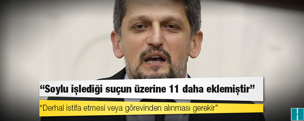 Bakan Soylu, Peker ile Tuncel arasında ilişki kurmuştu: "Soylu, Dink cinayetiyle ilgili 5 yıldır bilgi saylayarak suç işliyor"