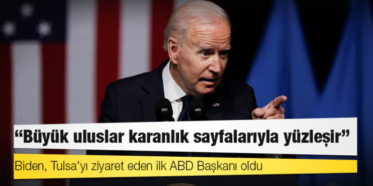 Biden: Büyük uluslar karanlık sayfalarıyla yüzleşir