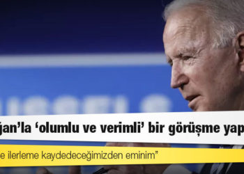 Biden: Erdoğan'la "olumlu ve verimli" bir görüşme yaptık