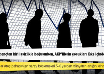 CHP: Her dört gençten biri işsizlikle boğuşurken, AKP’lilerin çocukları lüks içinde yaşıyor