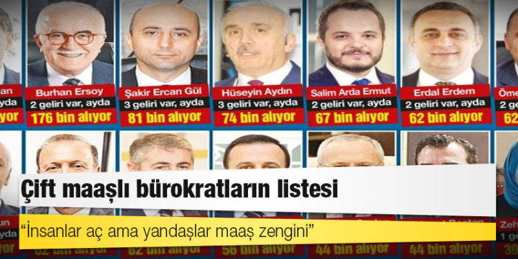 CHP’li vekil duyurdu: Çift maaşlı bürokratların listesi