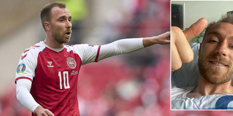 Christian Eriksen'den mesaj: Dünyanın dört bir yanından gelen destek mesajlarınız için çok teşekkür ederim, ben iyiyim