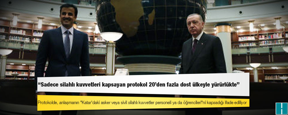 Cumhurbaşkanlığı: Sadece silahlı kuvvetleri kapsayan protokol 20'den fazla dost ülkeyle yürürlükte