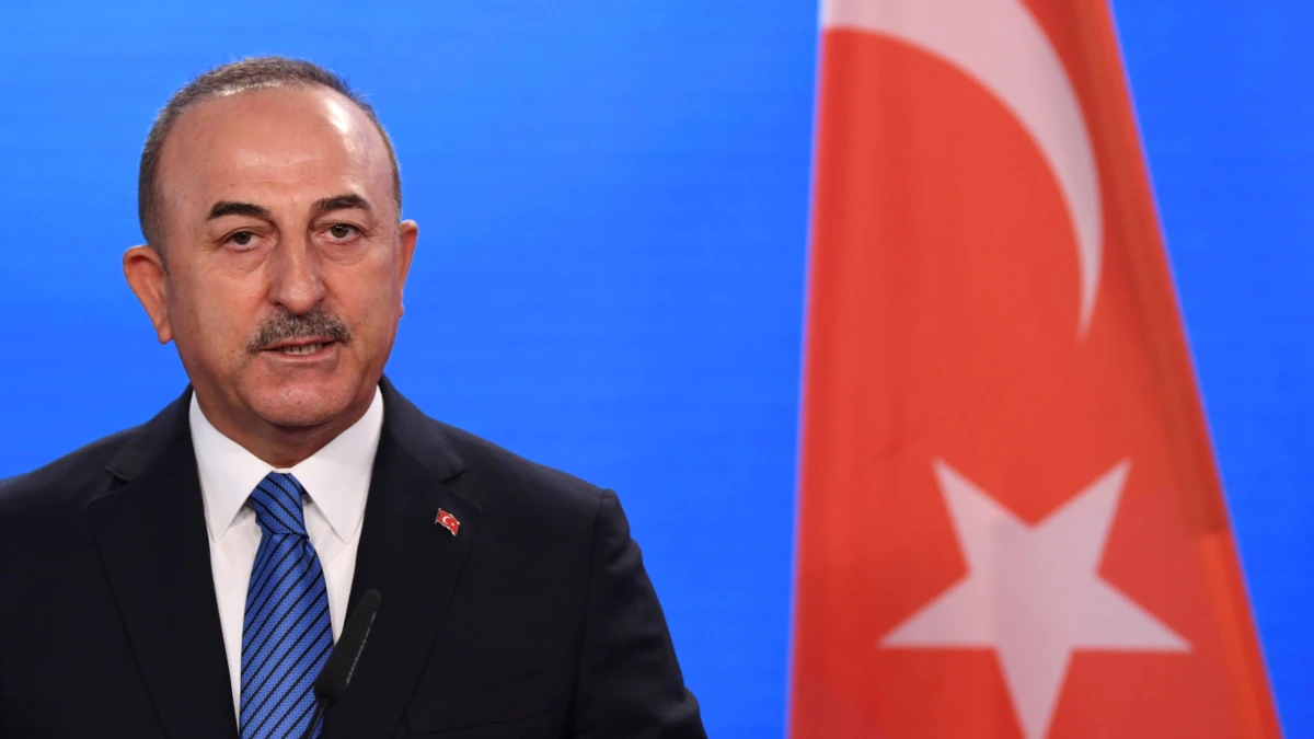 Dışişleri Bakanı Çavuşoğlu Fransız Bakan Le Drian ile Görüştü