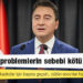DEVA Partisi lideri Ali Babacan: Sedat Peker'in iddialarının muhatapları var, cumhurbaşkanının yakınları, bakanlar