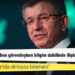 Davutoğlu: Sedat Peker'le ben görevdeyken bilgim dahilinde ilişki kurulmadı, kontrolüm dışında olmuşsa bilemem