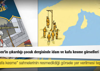 Diyanet-Sen'in çıkardığı çocuk dergisinde idam ve kafa kesme görselleri kullanıldı