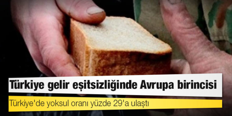 DİSK-AR: Türkiye gelir eşitsizliğinde Avrupa birincisi