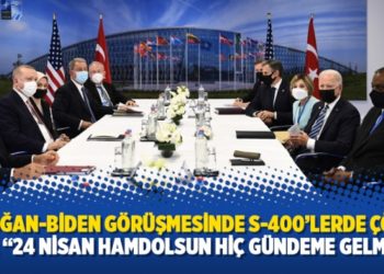 Erdoğan-Biden g&ouml;r&uuml;şmesinde S-400&rsquo;lerde &ccedil;&ouml;z&uuml;m yok: &ldquo;24 Nisan hamdolsun hi&ccedil; g&uuml;ndeme gelmedi&rdquo;