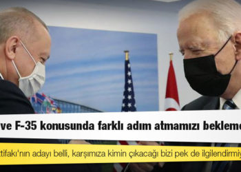 Erdoğan: Biden'a 'S-400 ve F-35 konusunda farklı adım atmamızı beklemeyin' dedim