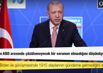 Erdoğan'dan Biden görüşmesinin ardından 1915 Olayları açıklaması: Hamdolsun gündeme gelmedi
