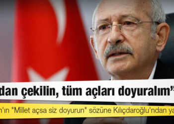 Erdoğan'ın "Millet açsa siz doyurun" sözüne Kılıçdaroğlu'ndan yanıt: Aradan çekilin, tüm açları doyuralım