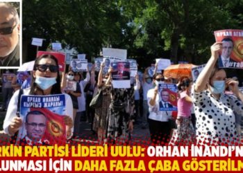Erkin Partisi lideri Uulu: Orhan İnandı'nın bulunması i&ccedil;in daha fazla &ccedil;aba g&ouml;sterilmeli