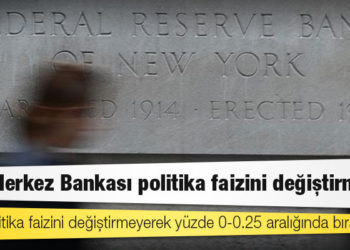 Fed faiz değiştirmedi, 2023 sonuna kadar iki faiz artışı öngördü