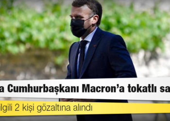 Fransa Cumhurbaşkanı Macron'a tokatlı saldırı: 2 kişi gözaltında