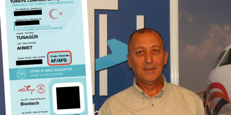 Gazeteci Ahmet Tunagür, iki doz aşıdan sonra ‘Afgan’ oldu