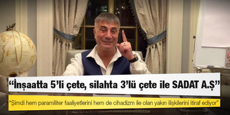Gazeteci Erk Acarer: İnşaatta 5’li çete, silahta 3’lü çete ile SADAT A.Ş