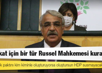 HDP Eş Başkanı Sancar: Sedat Peker anlatıyor, iktidar susuyor, yani bu iddiaları kabul ediyorlar