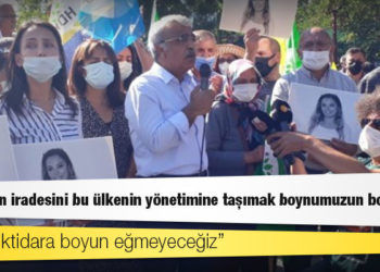 HDP Eş Genel Başkanı Sancar: Halkların iradesini bu ülkenin yönetimine taşımak boynumuzun borcudur