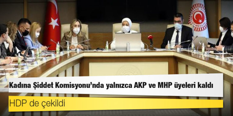 HDP de çekildi; Kadına Şiddet Komisyonu'nda yalnızca AKP ve MHP üyeleri kaldı