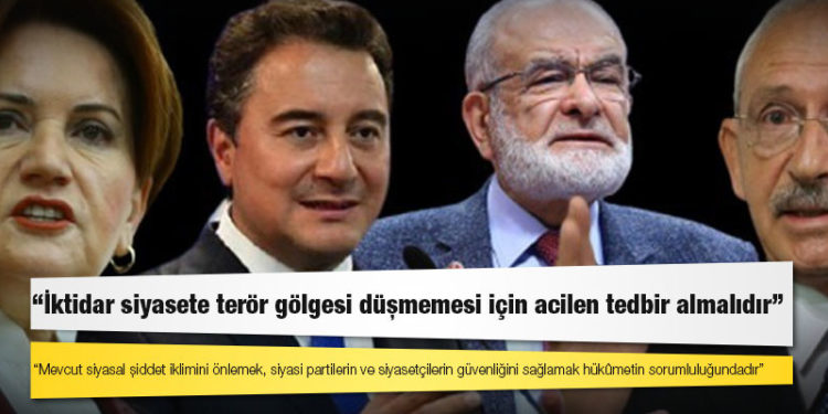 HDP saldırısına siyasi liderlerden tepki