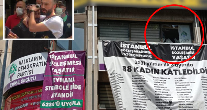 HDP İzmir il binasına provokatif saldırı; genç kadın öldürüldü