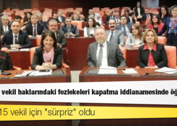 HDP’li 15 vekil haklarındaki fezlekeleri kapatma iddianamesinde öğrendi