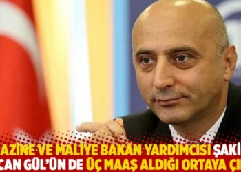 Hazine ve Maliye Bakan Yardımcısı Şakir Ercan G&uuml;l'&uuml;n de &uuml;&ccedil; maaş aldığı ortaya &ccedil;ıktı