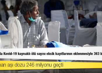 Hindistan'da Kovid-19 kaynaklı ölü sayısı eksik kayıtlarının eklenmesiyle 363 bini aştı