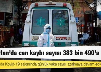 Hindistan'da Kovid-19 nedeniyle ölenlerin sayısı 383 bin 490'a yükseldi
