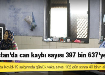 Hindistan'da Kovid-19 nedeniyle ölenlerin sayısı 397 bin 637'ye yükseldi