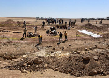 Irak’ta IŞİD tarafından öldürülen 123 kişinin toplu mezarı bulundu