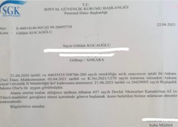 KHK ile ihraçta emsal karar: Görevine başladı